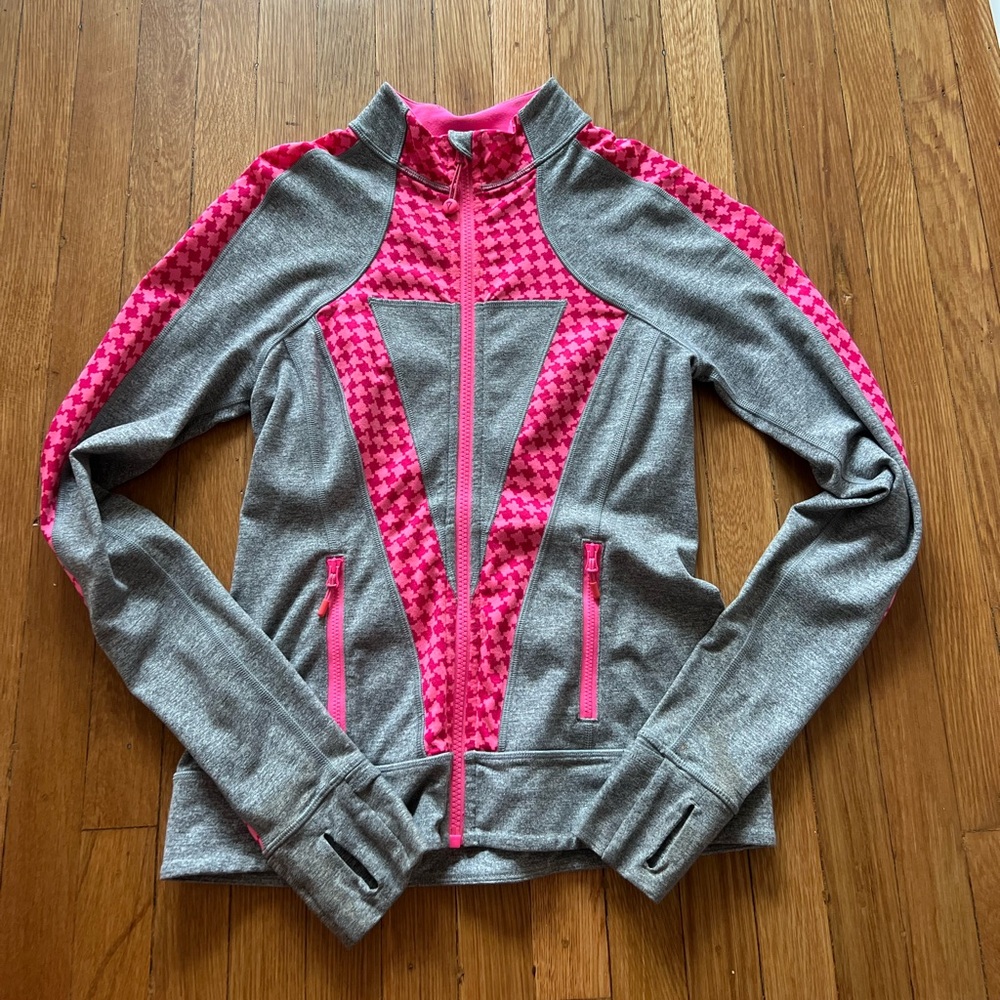 Ivivva Gray and Pink Jacket